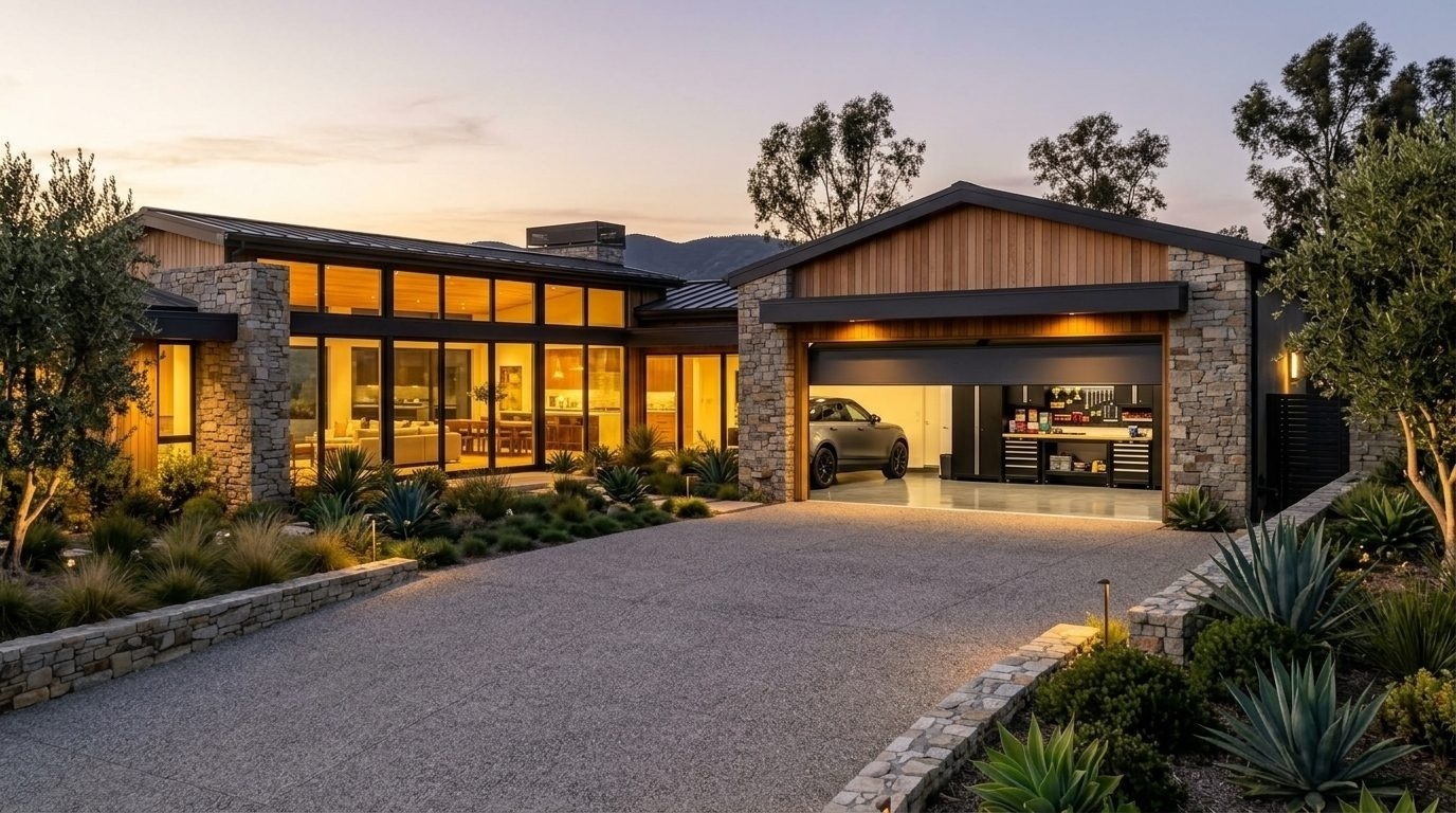 Cooper Local Garage Door Service Garage Door Gliding Open Revealing Warm Illuminated Interior